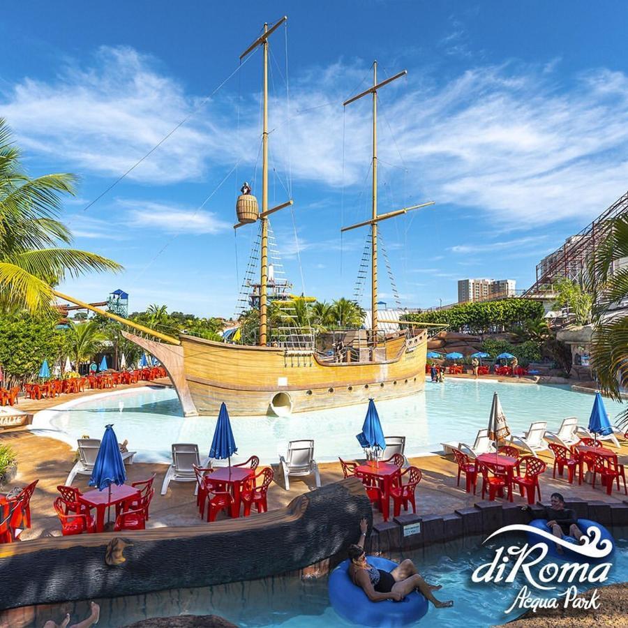 Diroma Resort Internacional Incluso 1 Acesso Ao Acqua Park Vulcao Калдас-Новас Экстерьер фото